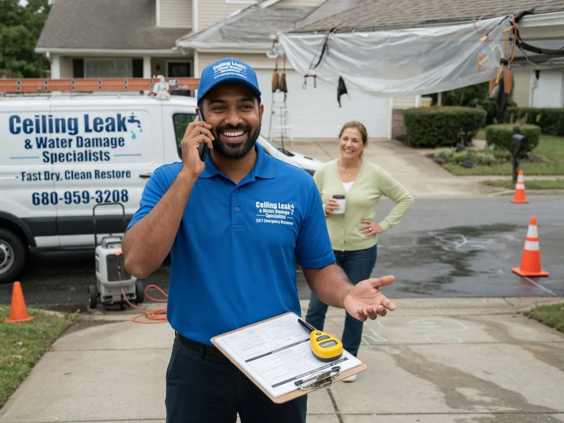Ceiling Leak Cleanup Mineola, IA FAQs